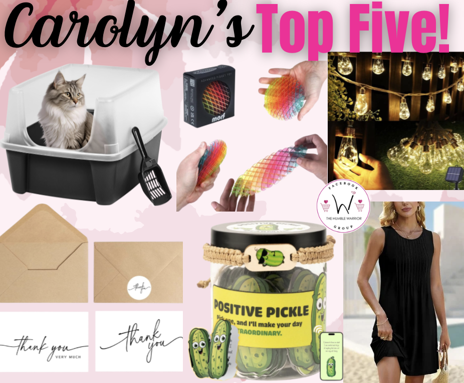 Carolyn’s Top Five!
